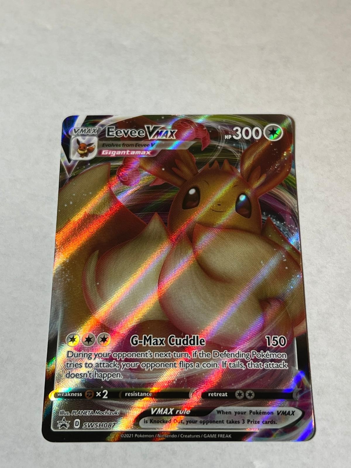 Eevee VMAX SWSH087 Holo Promo Sword & Shield Promo Pokemon Near Mint