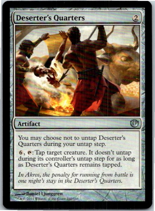 Deserter’s Quarters Magic_the_gathering Journey Into Nyx Lightly played