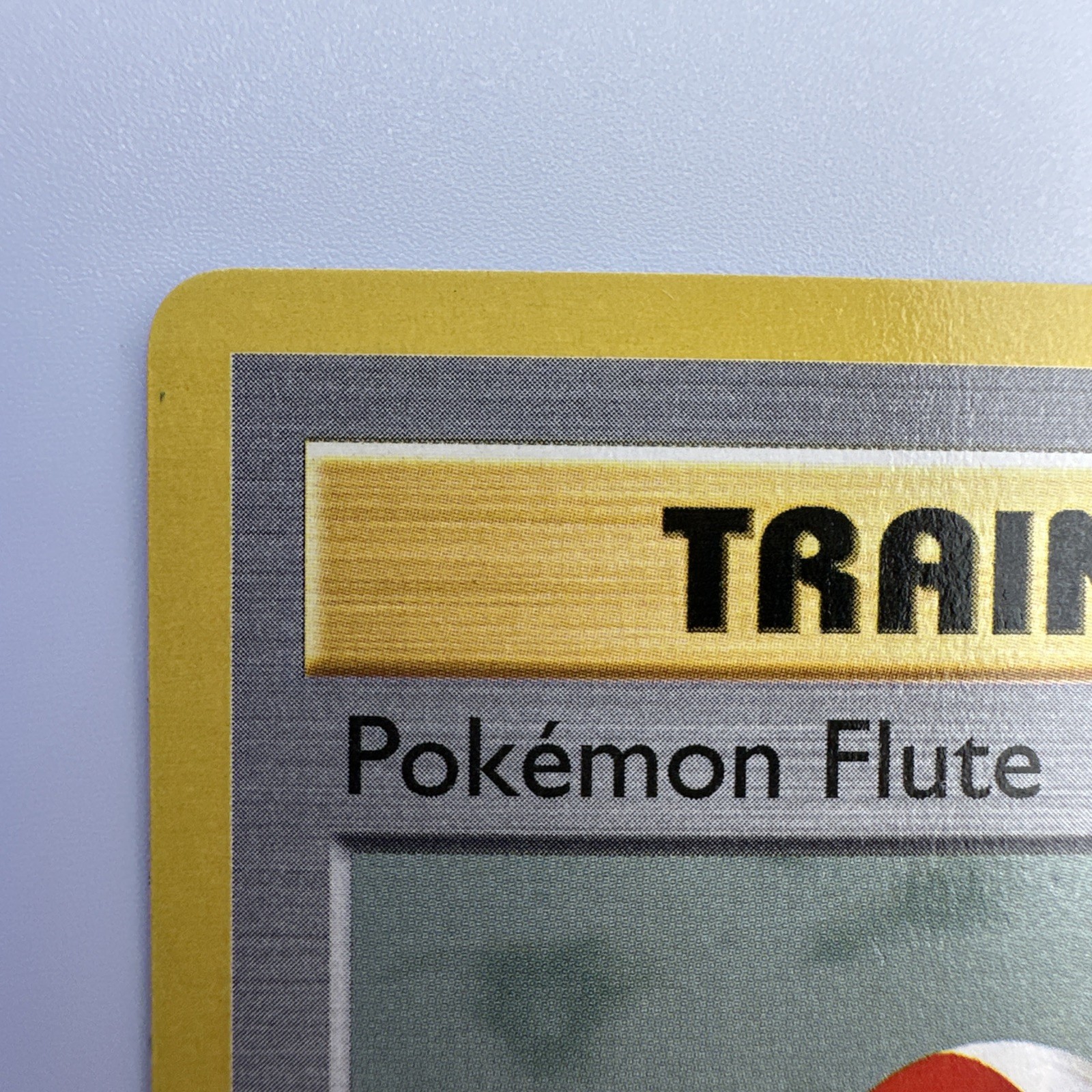 1999 Pokémon Flute Trainer 1st Edition Base Set Shadowless 86/102 Uncommon