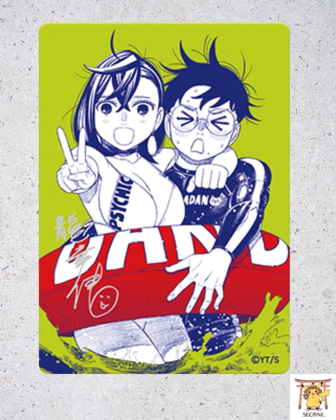 DAN DA DAN NatsuComi 2026 Metakira Card Momo Ayase & Ken Takakura Okarun