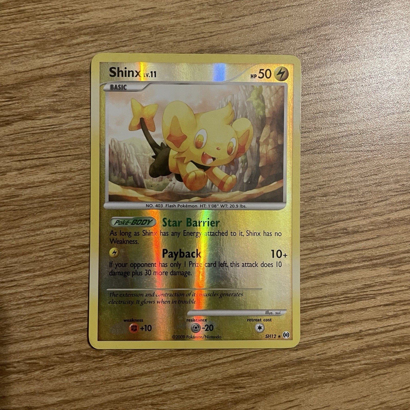 Shinx (Shiny) SH12 Arceus Reverse Holo LP