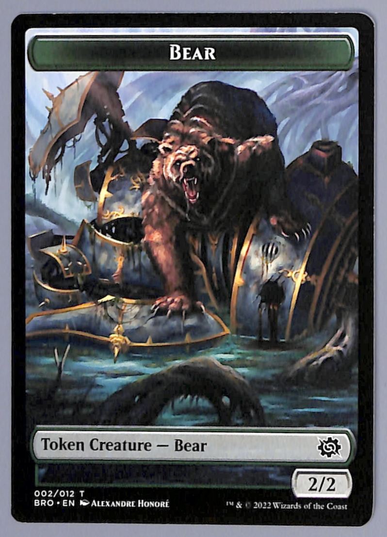 Bear – Token – 2 – The Brothers’ War (BRO) MTG