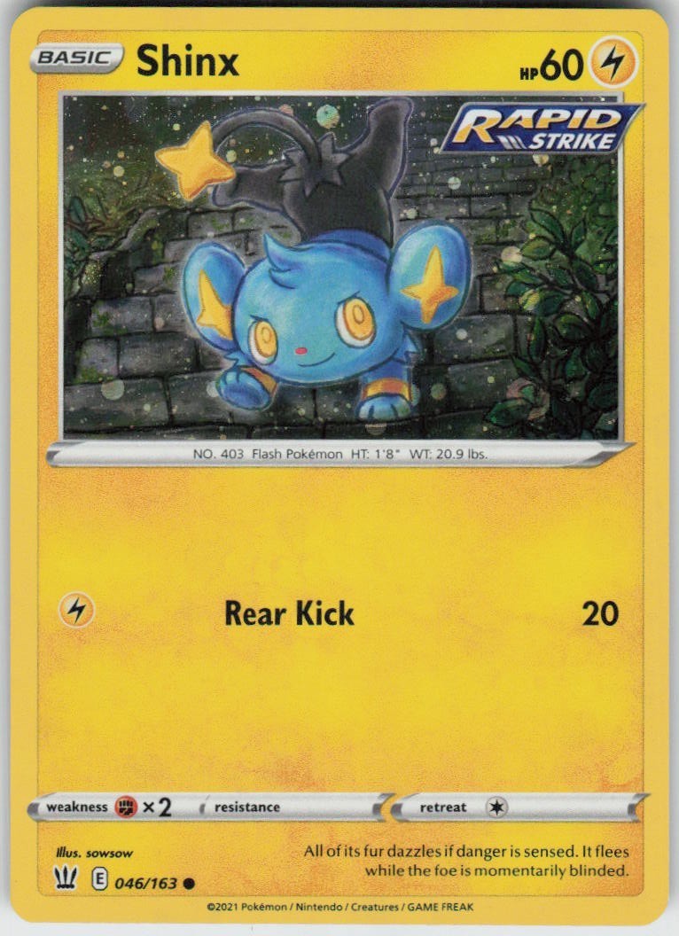 Holo Shinx 046/163 Promo Miscellaneous Cards & Products Near Mint