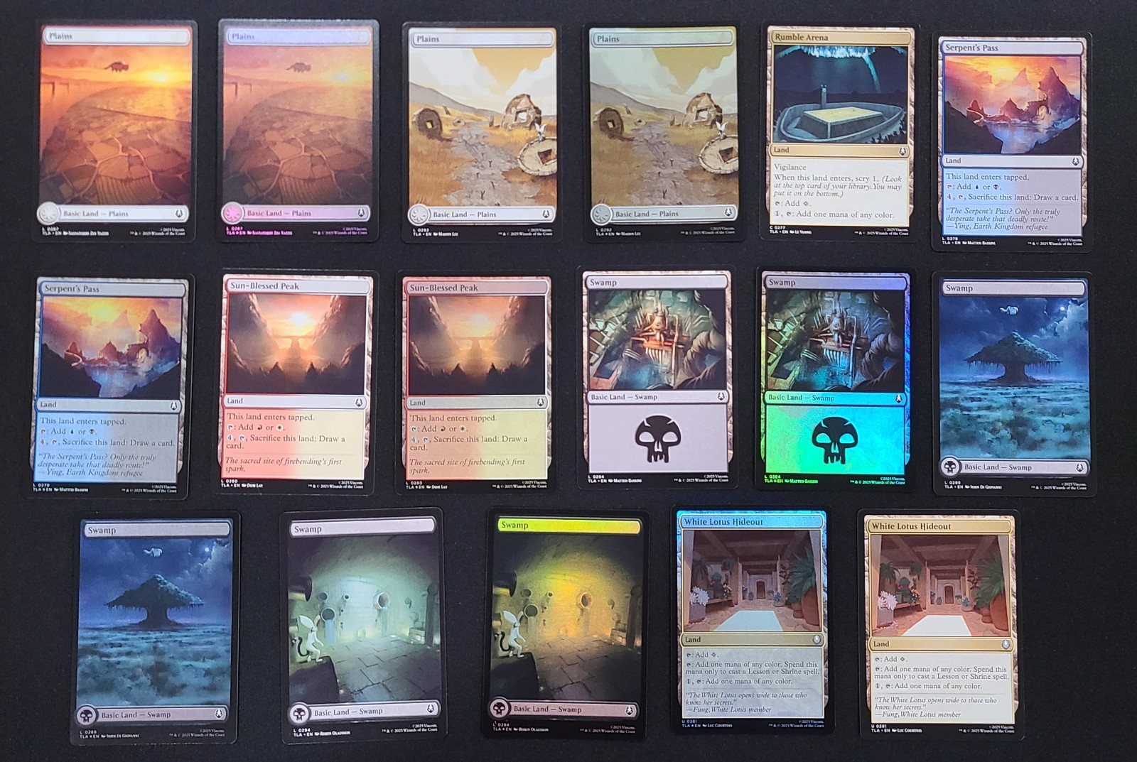 🐉 MTG Avatar: The Last Airbender – Land & Token Singles – A to Z – NM – TLA 🍵