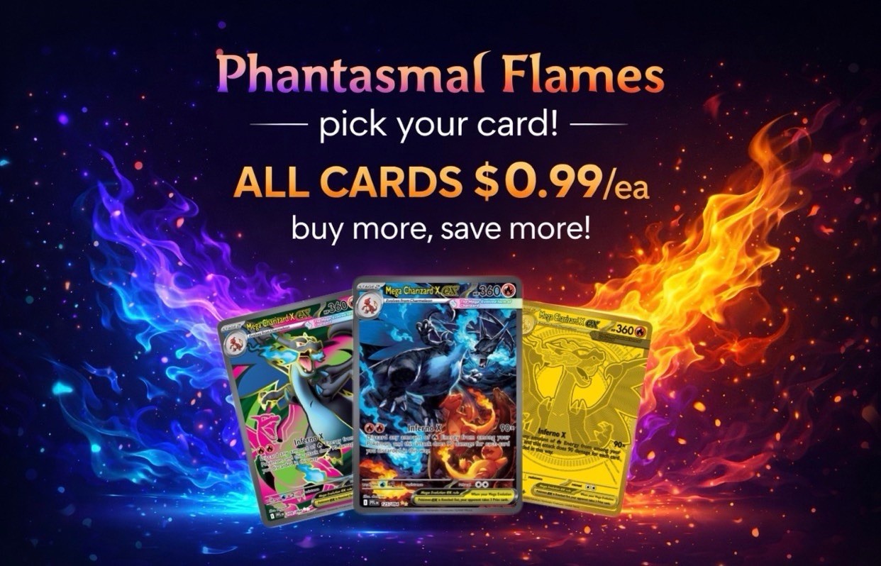 Pokémon TCG | ME02: Phantasmal Flames | Choose Your Card