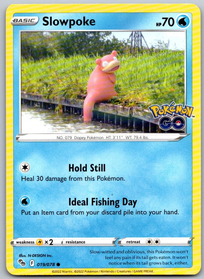 Slowpoke 019/078 Pokemon GO Pokemon LP N-DESIGN Inc.