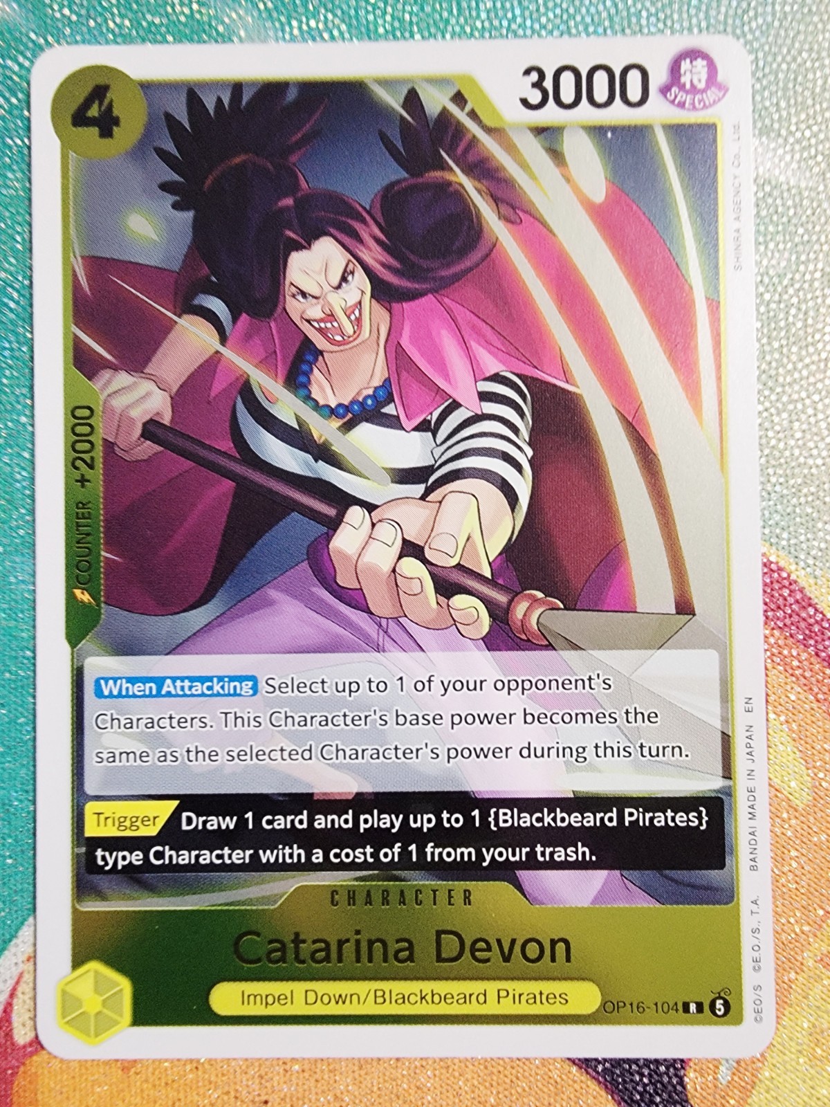 Catarina Devon OP16-104 R The Time of Battle Foil English One Piece