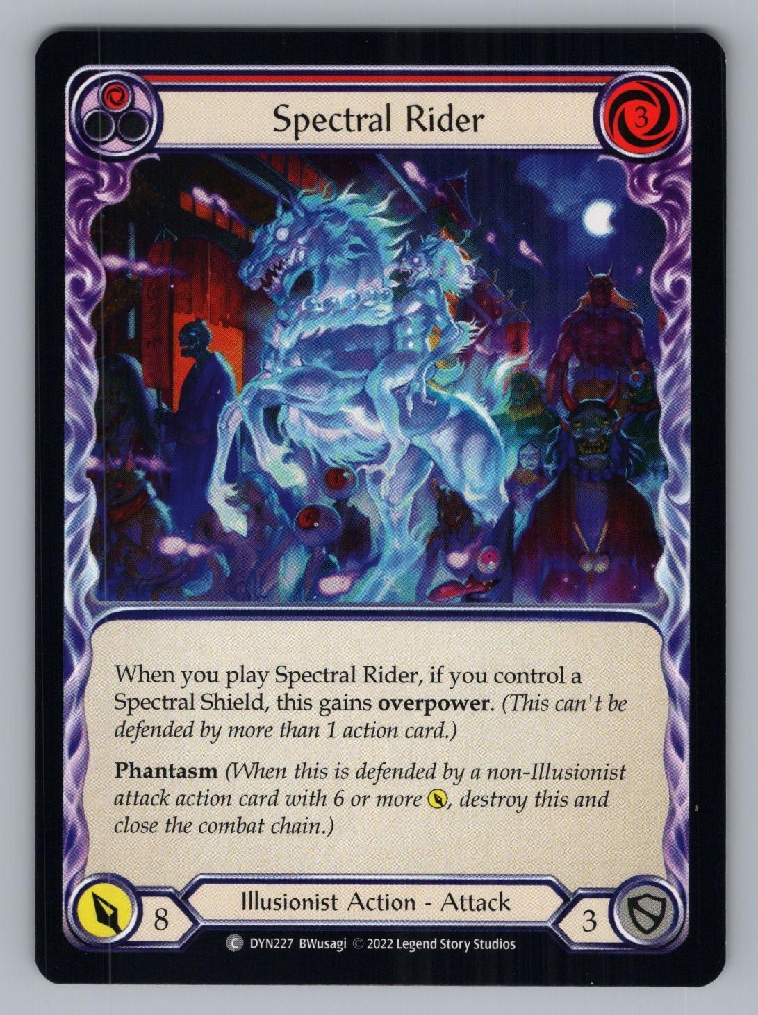 SPECTRAL RIDER (RED) DYN227 C FLESH AND BLOOD NM WISNU TAN!2