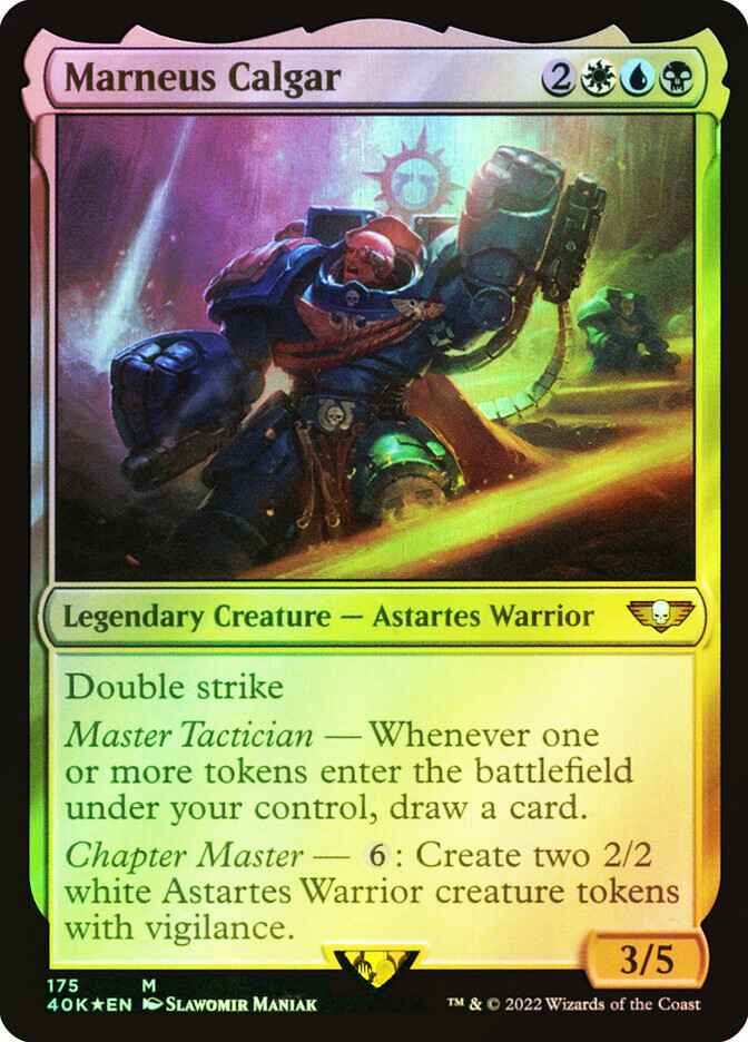 MTG FOIL Marneus Calgar – Warhammer 40,000 Commander #175