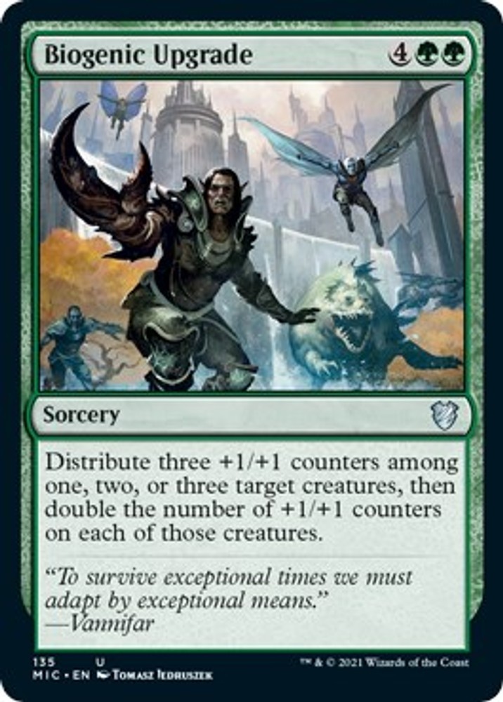 NM – Biogenic Upgrade [MIC – 135] Commander: Innistrad: Midnight Hunt