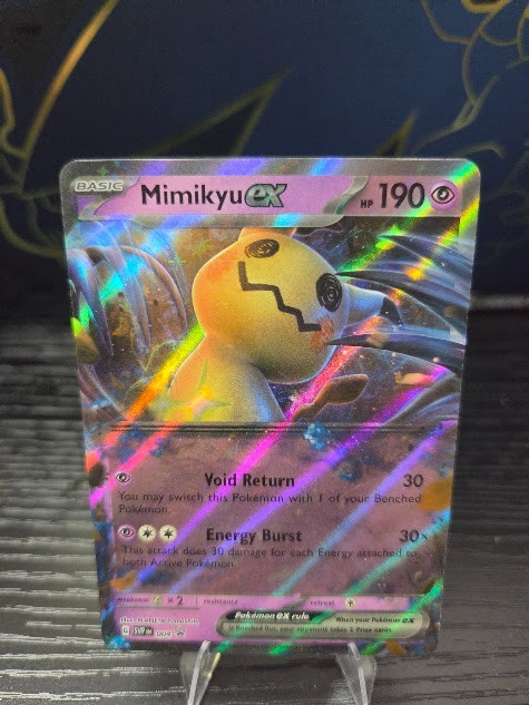 MIMIKYU EX 004 HOLO PROMO SCARLET & VIOLET PROMO POKEMON HOLO NM