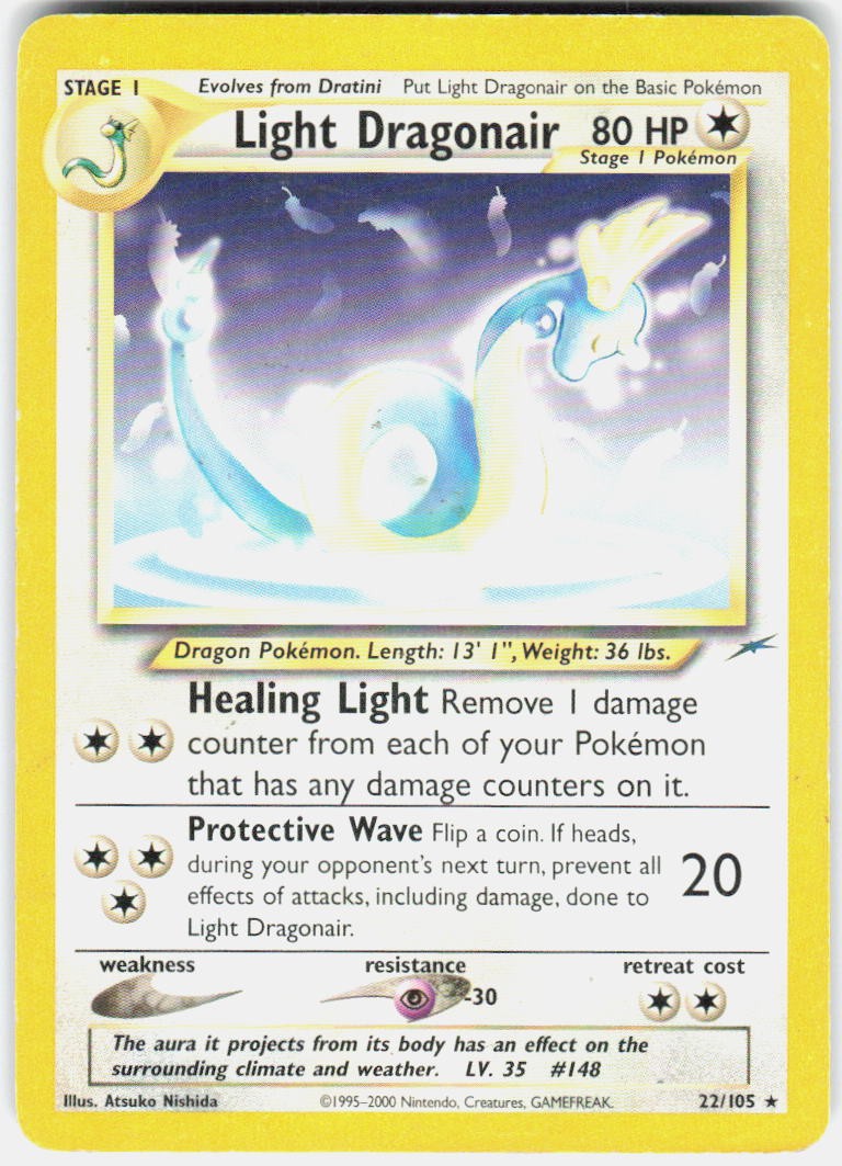 Light Dragonair Rare Neo Destiny 022/105 LP