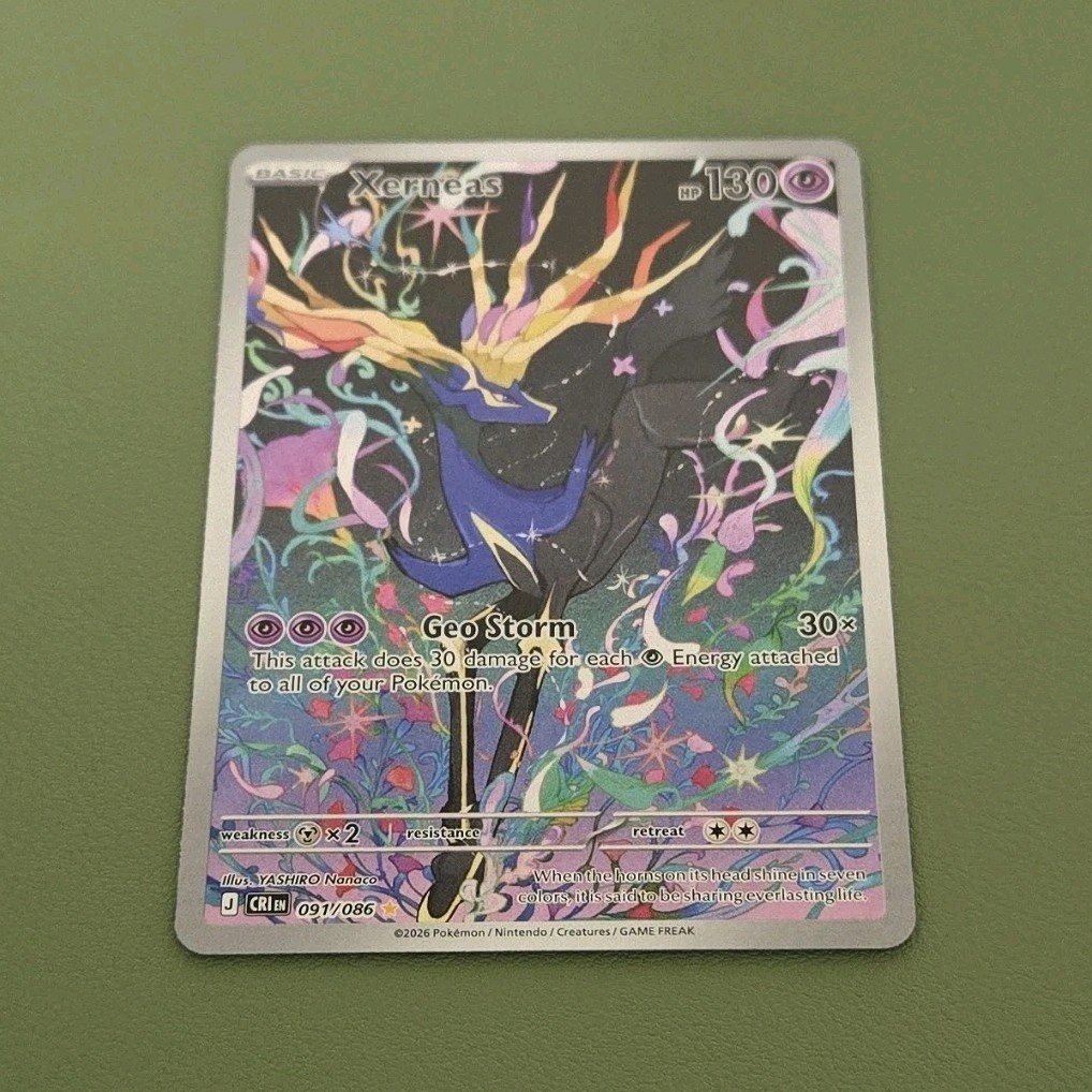 Pokemon TCG Xerneas 091/086 Chaos Rising