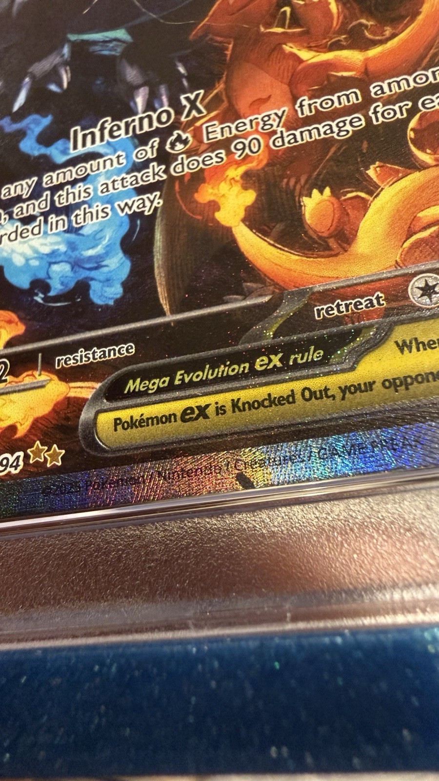 Pokemon Mega Charizard X Ex (PSA 10) #125