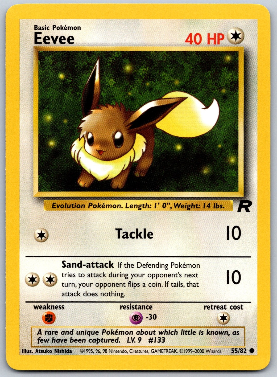 Eevee Common Atsuko Nishida Team Rocket 55/82 NM