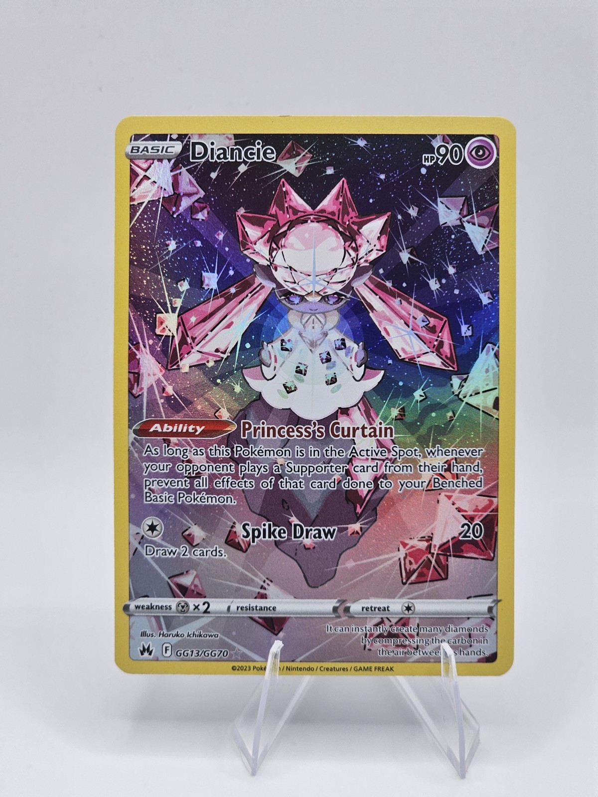 The Pokémon Company: Diancie GG13/GG70 Crown Zenith Galarian Gallery Holo