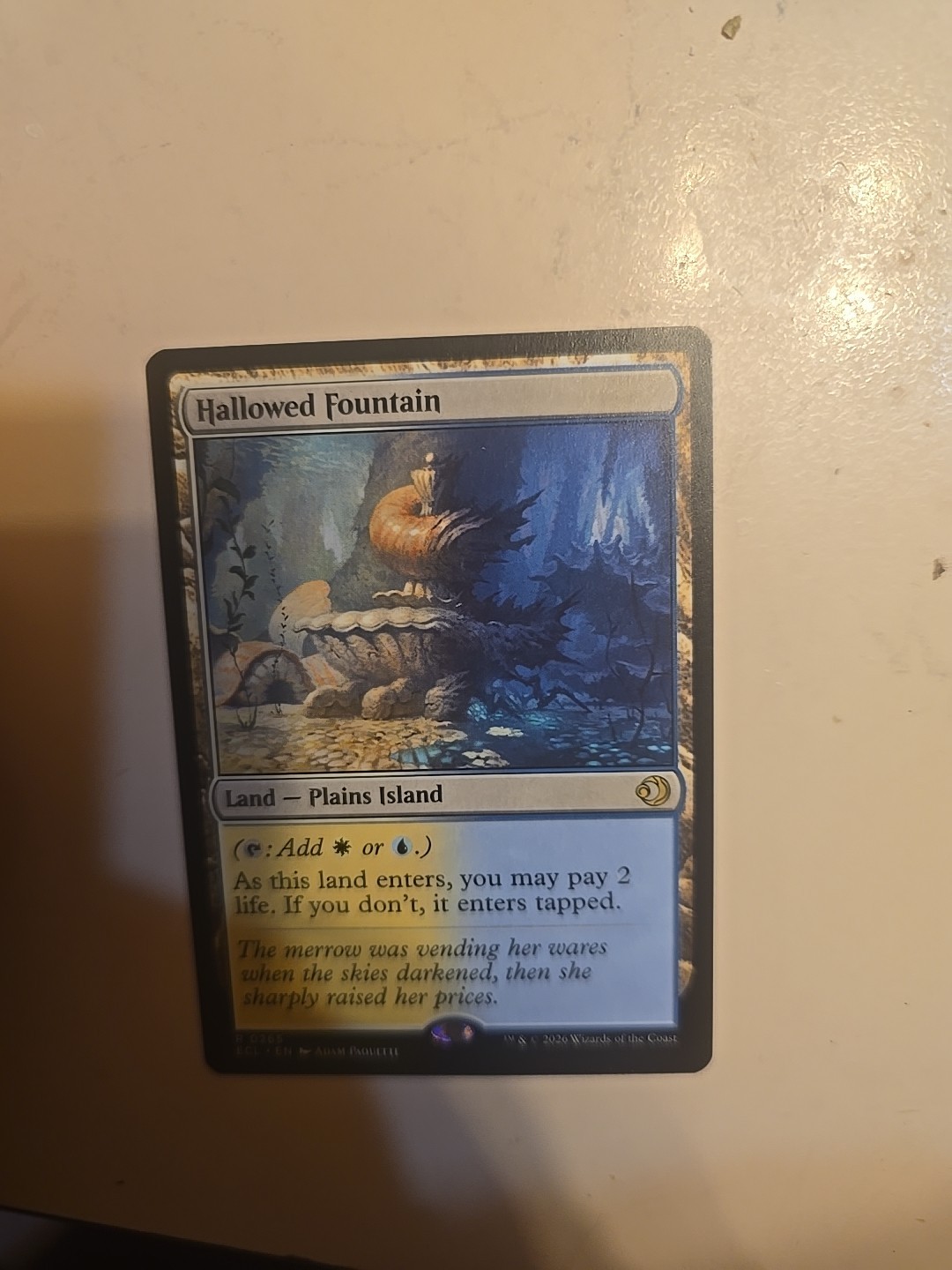 Hallowed Fountain Lorwyn Eclipsed Regular
