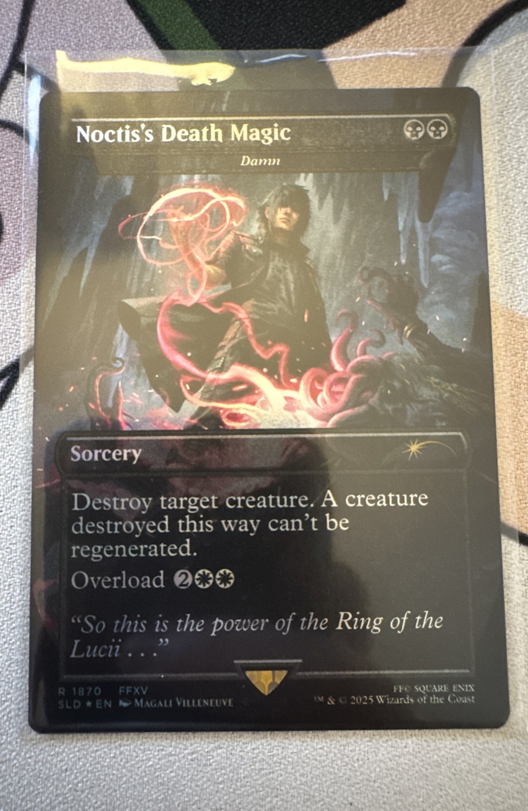 Noctis’s Death Magic – Damn (Rainbow Foil) Secret Lair Drop Foil