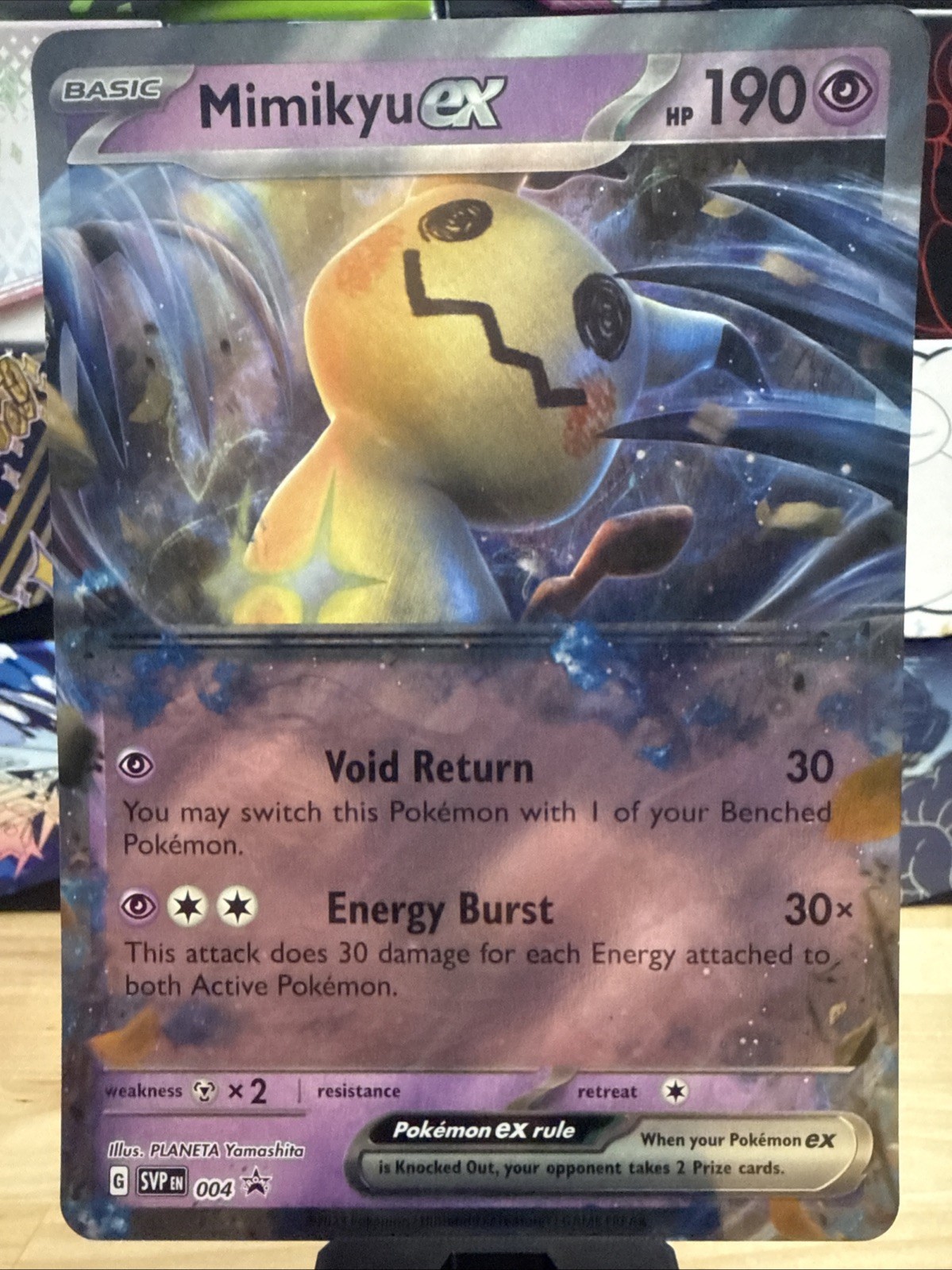 Mimikyu ex 004 Jumbo Cards Holo