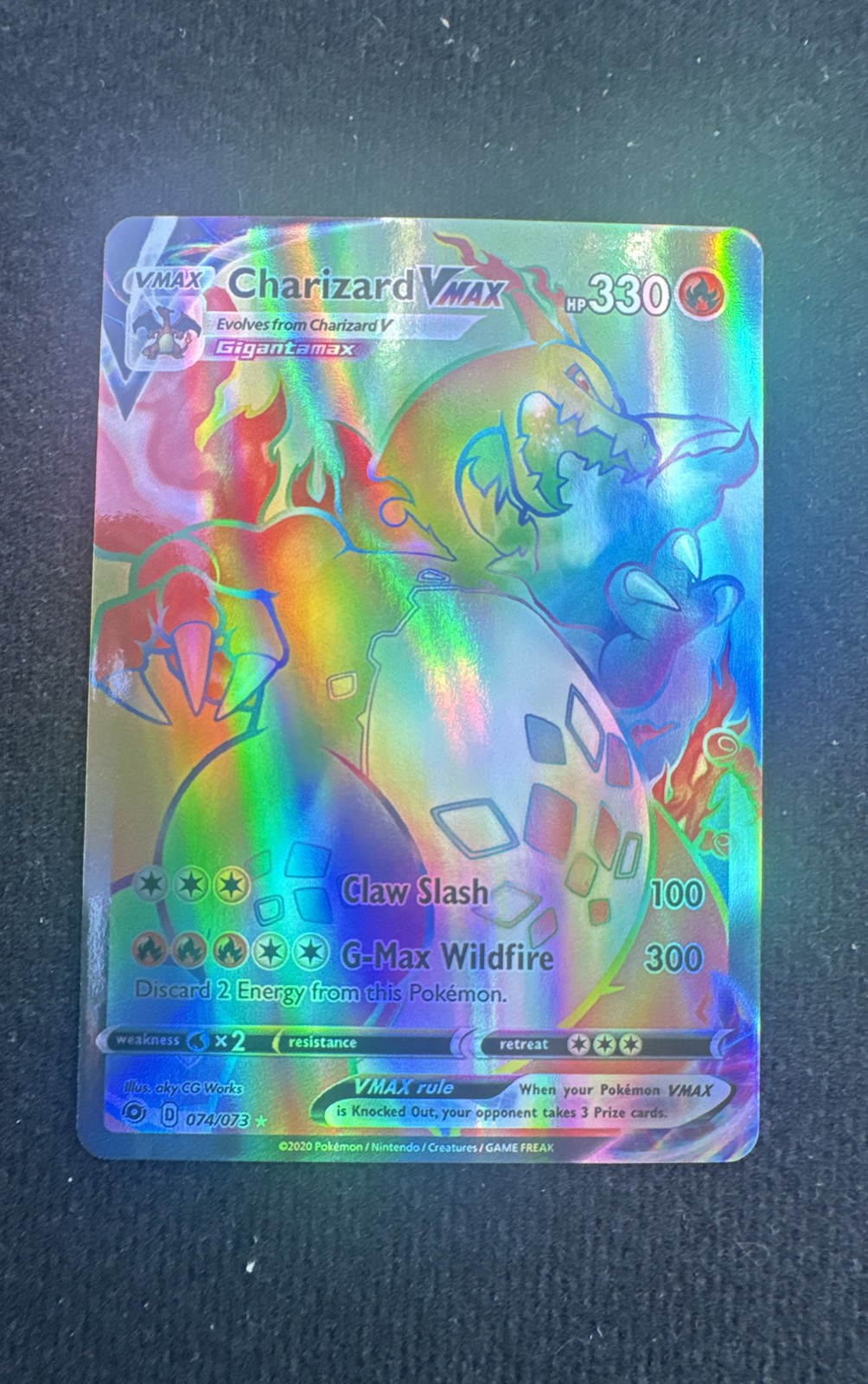 Charizard VMAX (Secret) 074/073 Champions Path Holo
