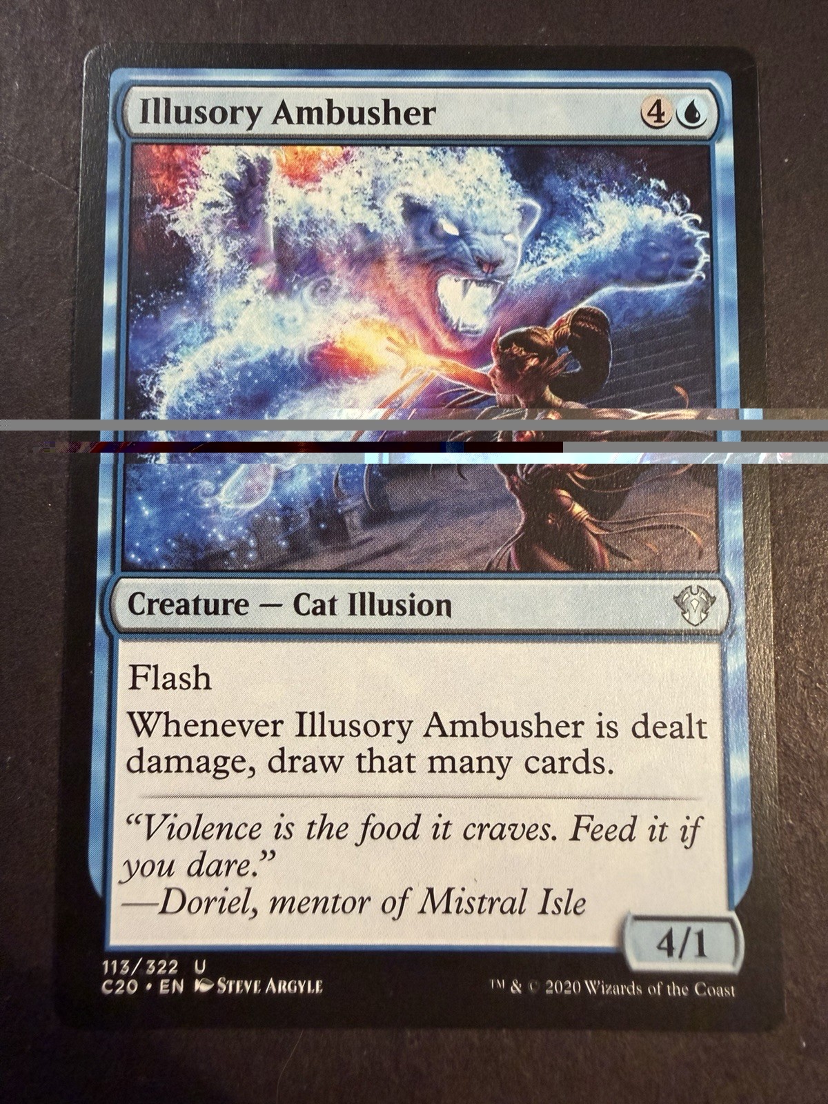 Illusory Ambusher 167 Uncommon Commander: Bloomburrow Magic: The Gathering NM