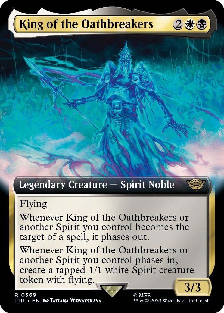 NM – King of the Oathbreakers (Extended Art) [LTR – 369] Universes Beyond: Th…