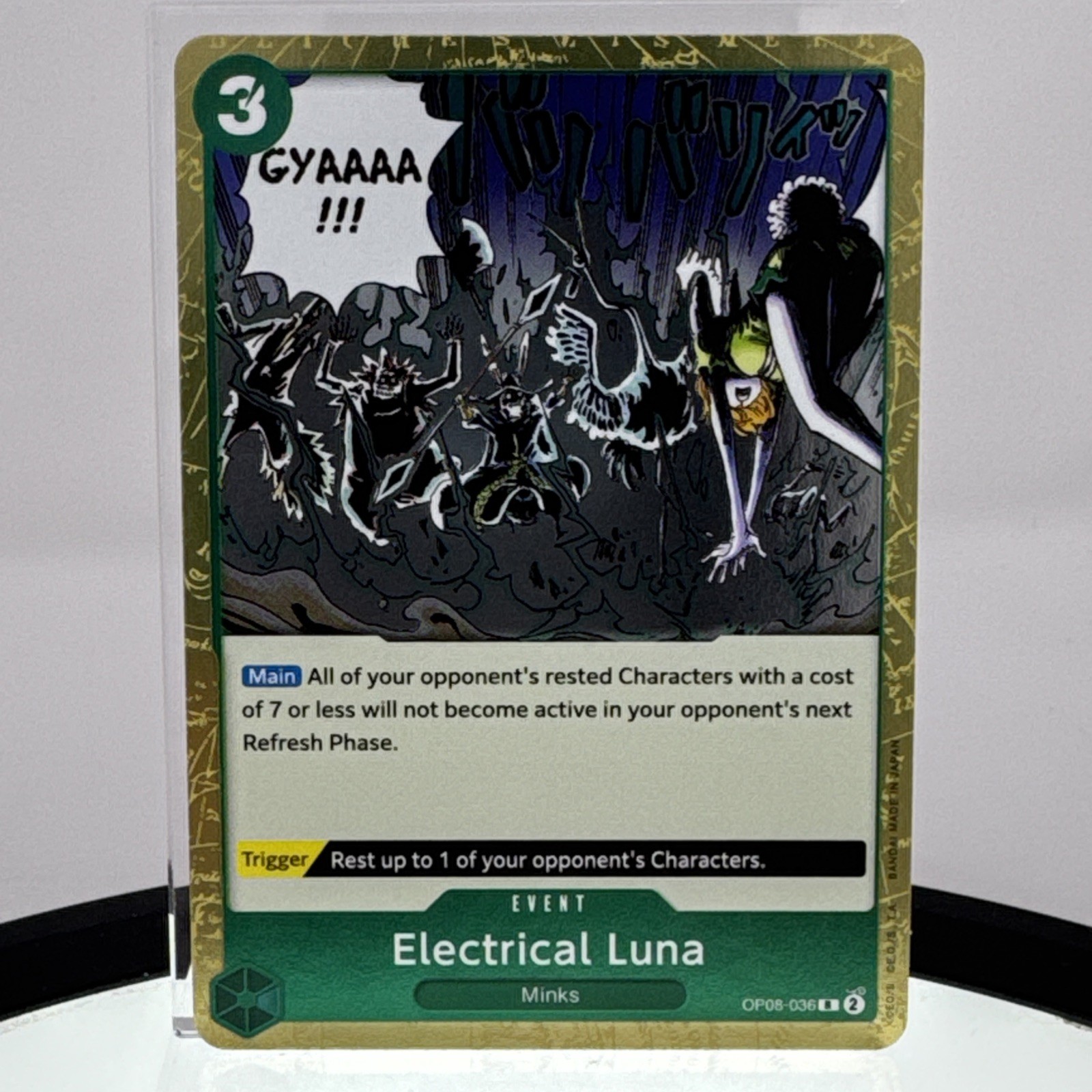 Electrical Luna OP08-036 Two Legends One Piece TCG ENGLISH