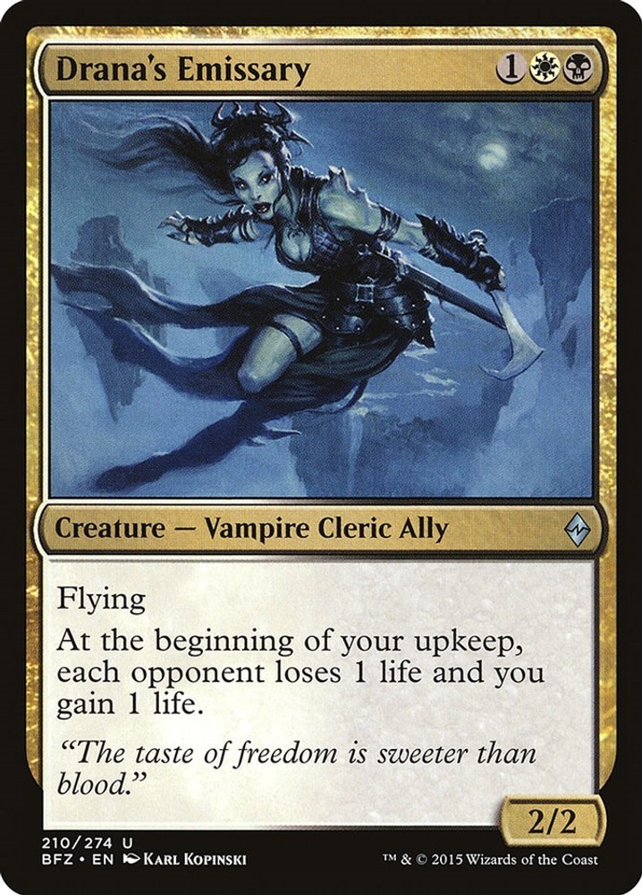 Drana’s Emissary – BFZ – 210 NM/LP
