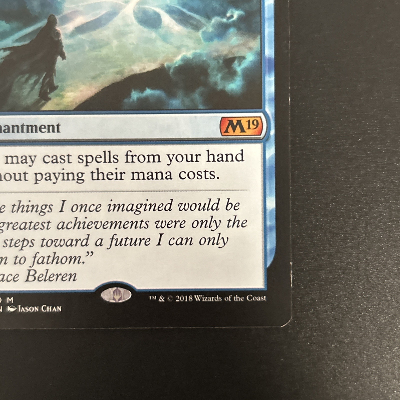 Magic the Gathering- Omniscience 065/280 Core Set 2019 Regular Mythic ENG Blue
