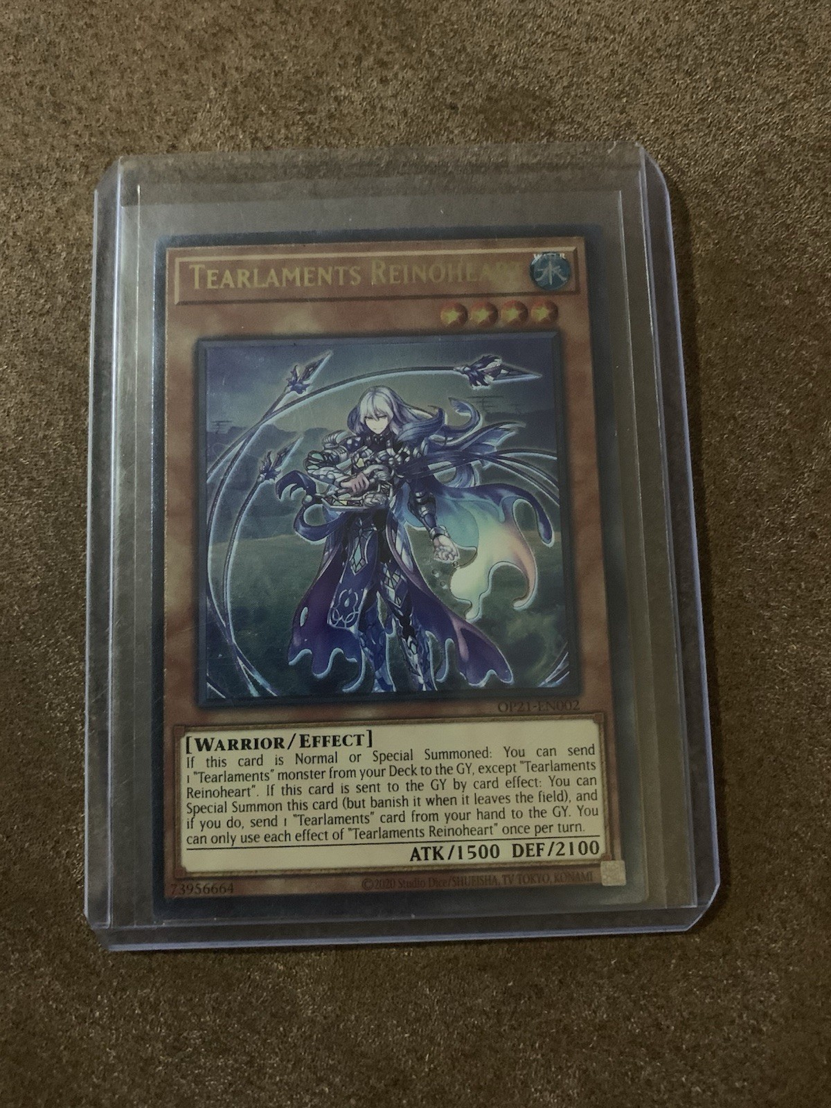 Yugioh – Tearlaments Reinoheart – OP21-EN002 – Ultimate Rare – NM