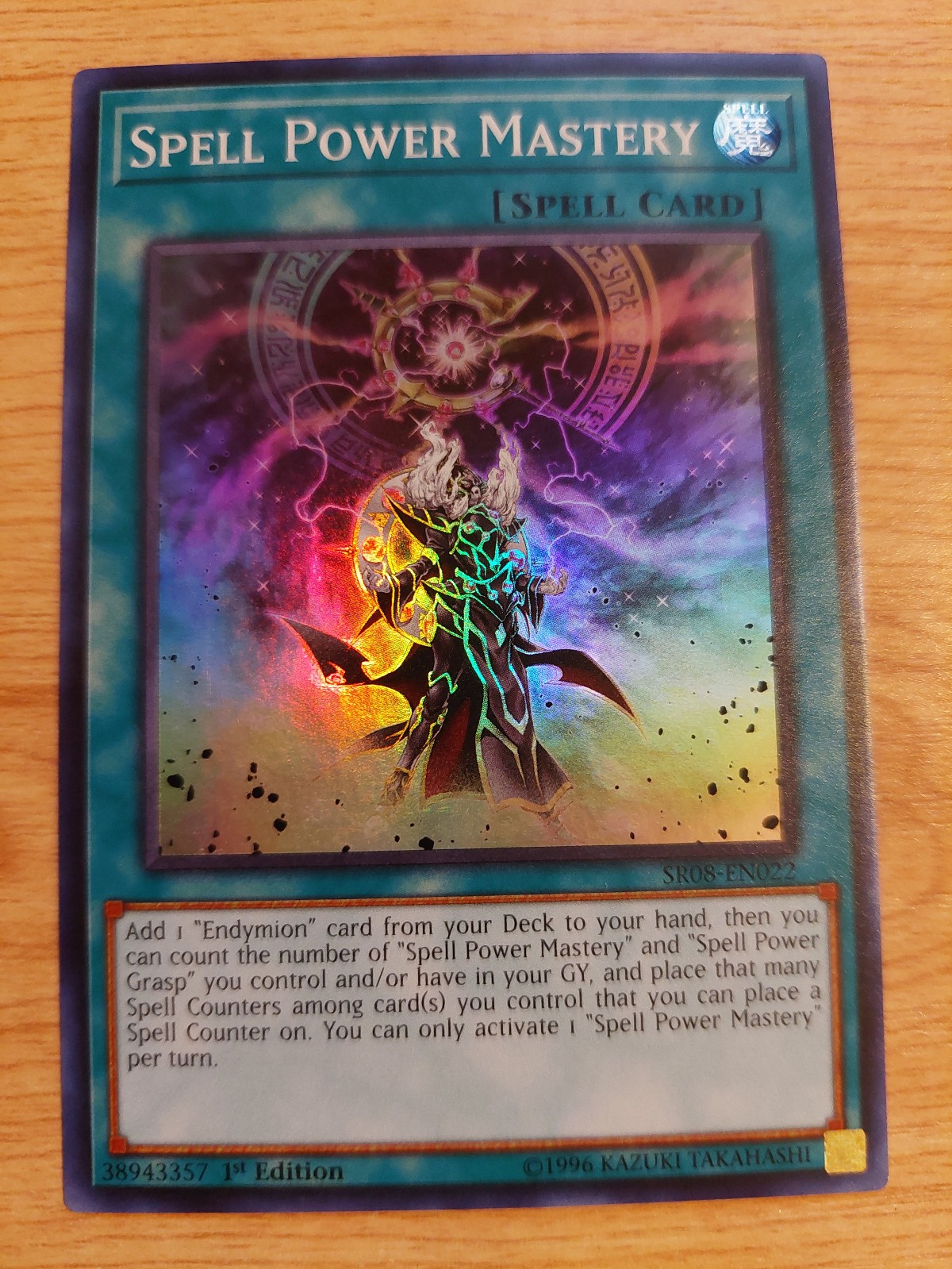 Spell Power Mastery – SR08-EN022 – Near Mint NM – Super Rare – 1st Edition