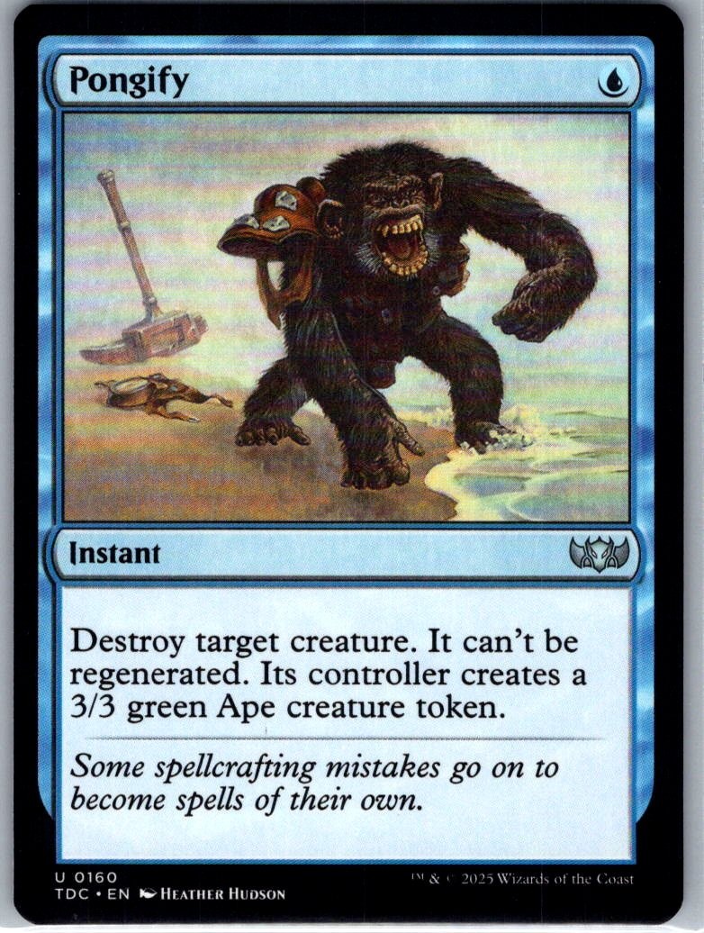 Pongify – 160 – Commander: Tarkir: Dragonstorm – Magic MTG – NM – B3G1