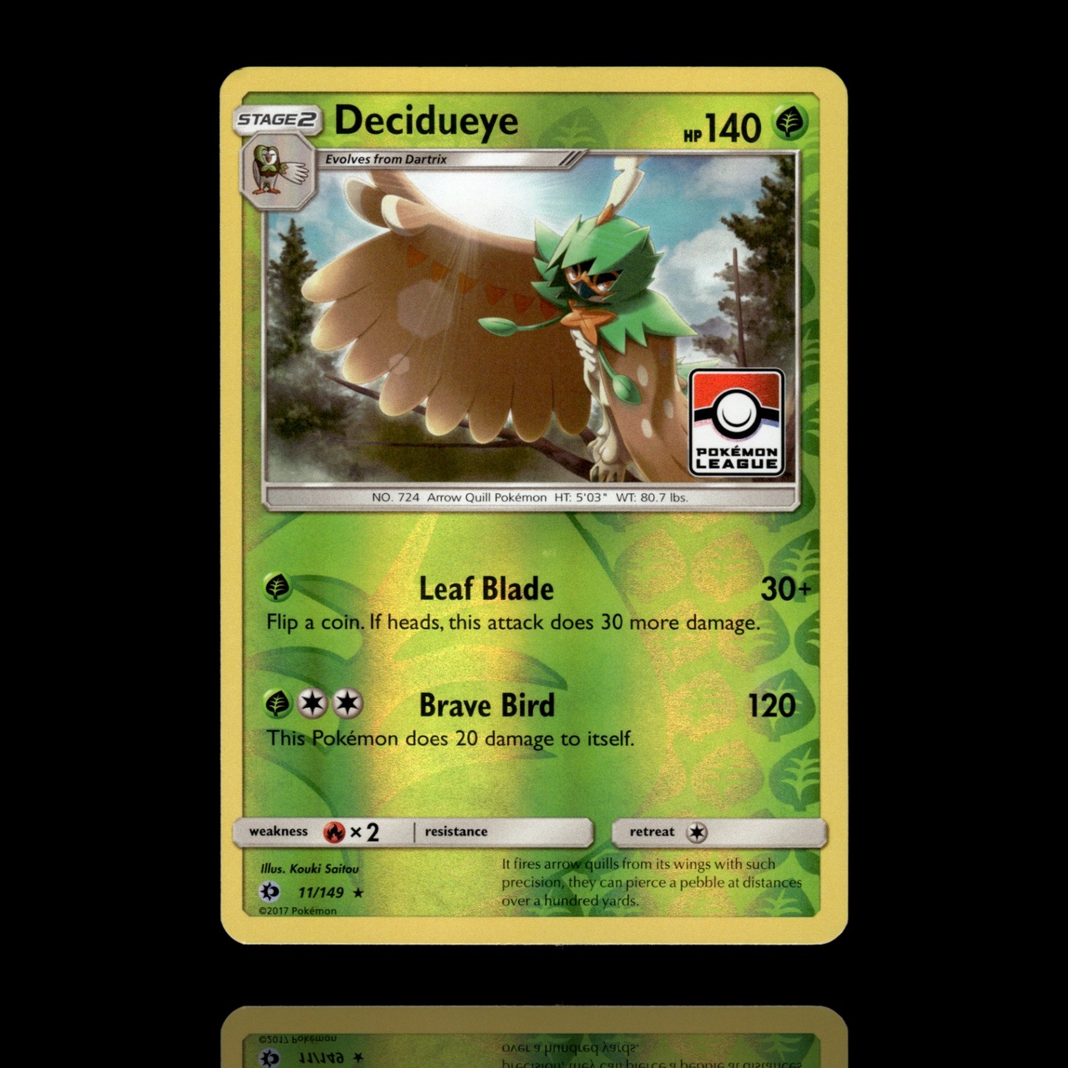 ▸ Decidueye (Pokemon League) | Promo | 011/149 | NM