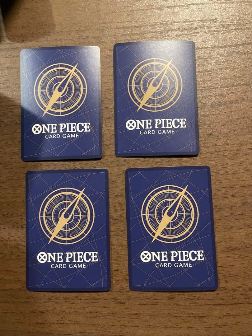 One Piece Card One Piece Card Game Electrical Luna Set of 4