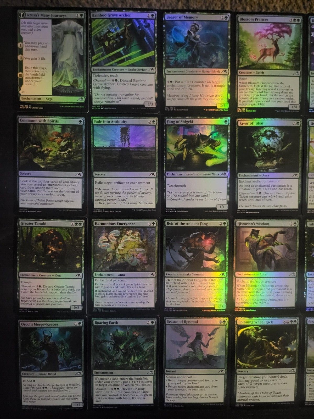 FOIL Common Uncommon Kamigawa Neon Dynasty Tamiyo Safekeeping Secluded Courtyard