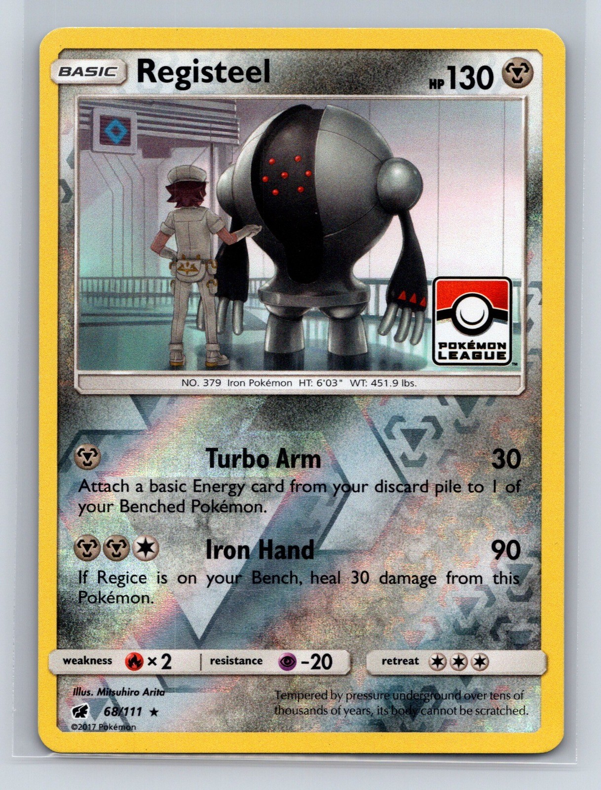 Registeel – 68/111 (Pokemon League) 068/111 Reverse Holo MP