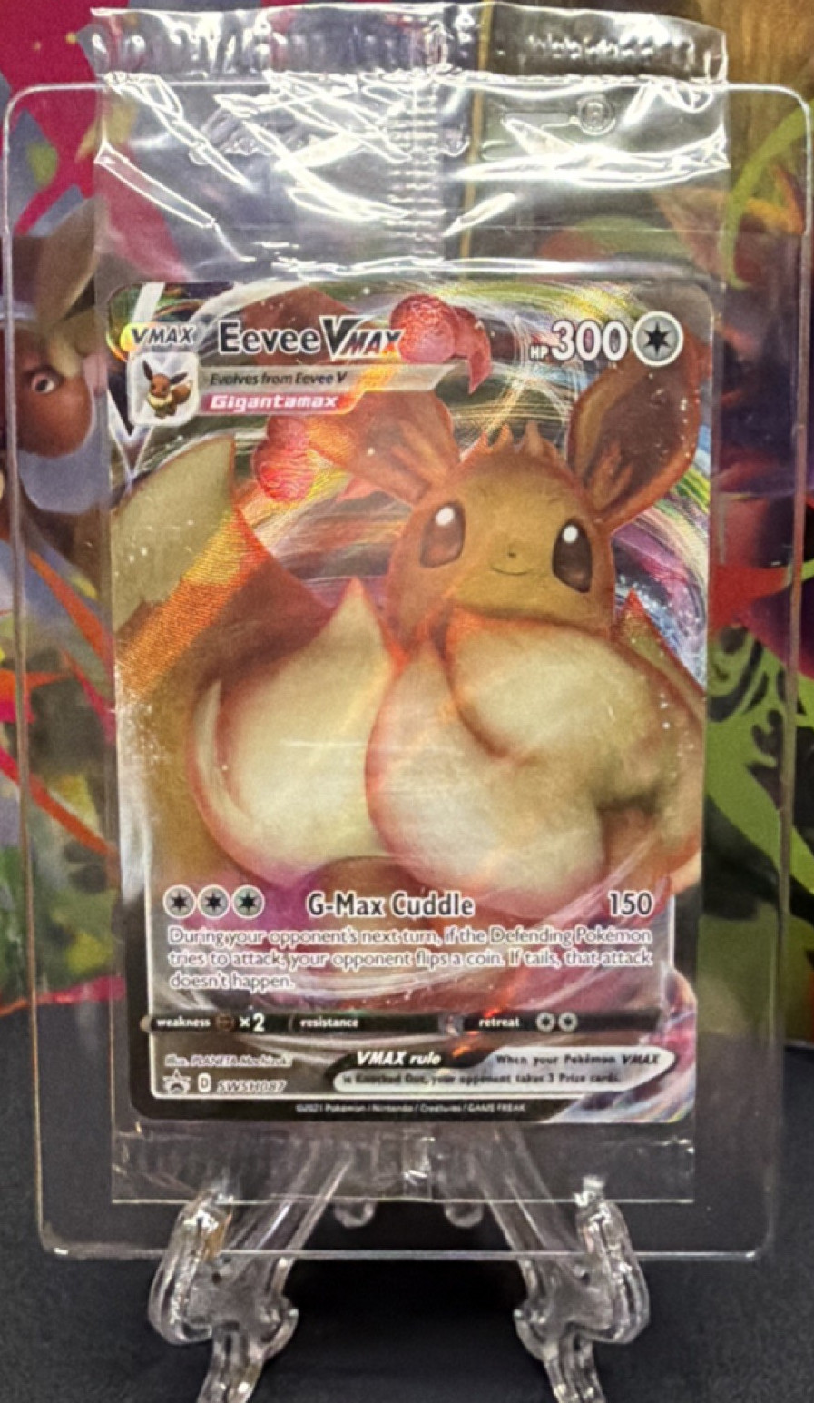 Pokémon Eevee VMAX SWSH087 Sword & Shield Promo Full Art Holo English Sealed