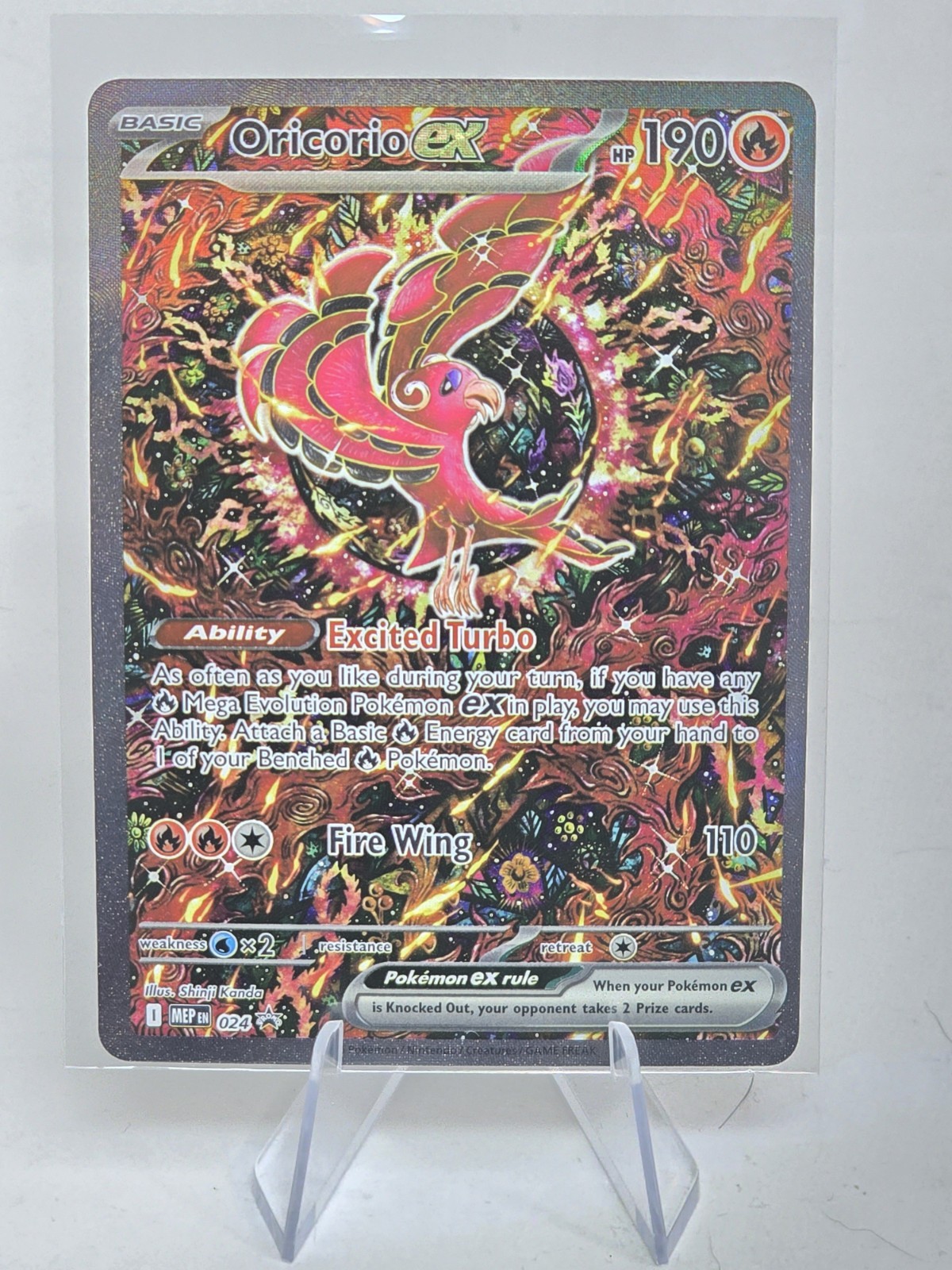 Oricorio ex 024 Me: Mega Evolution Promo Holo