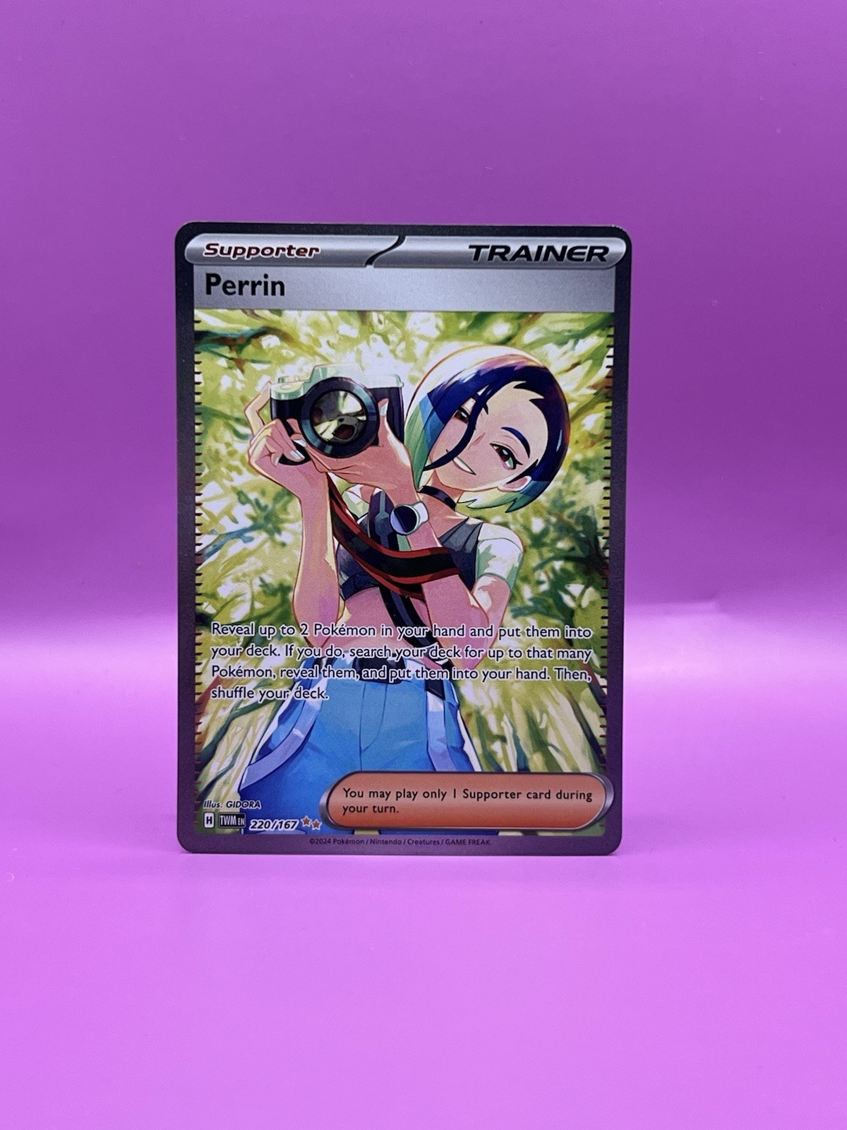 PERRIN 220/167 SPECIAL ILLUSTRATION RARE TWILIGHT MASQUERADE POKEMON