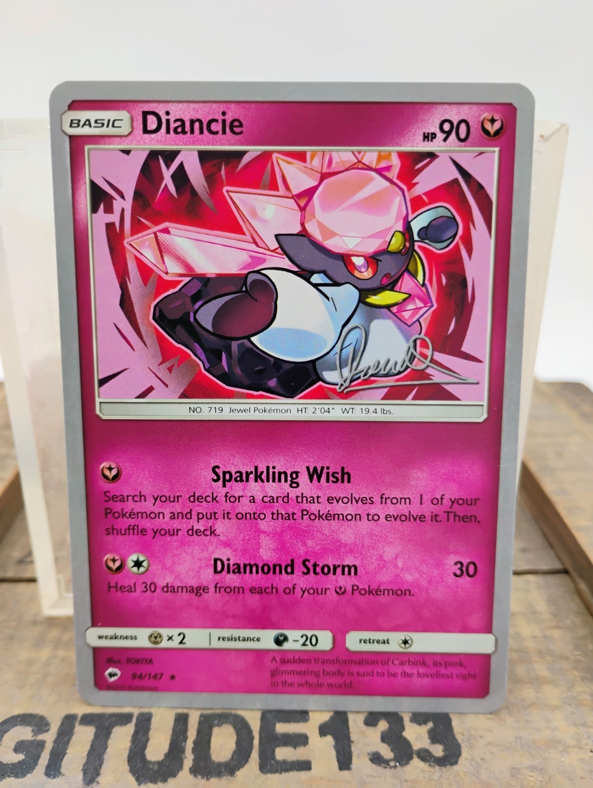Pokemon TCG Diancie 94/147 World Championship 2017