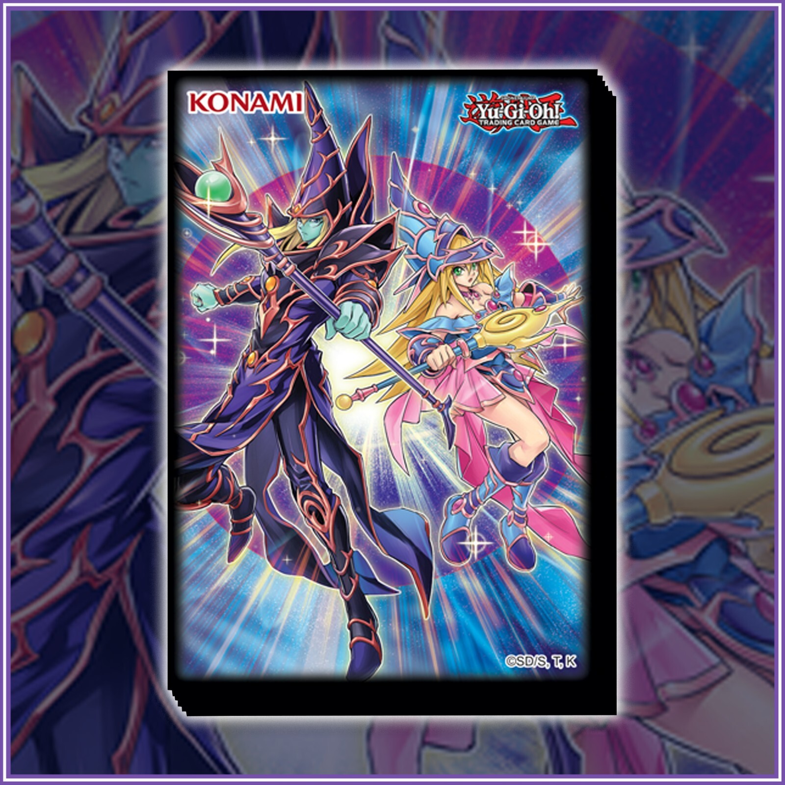 The Dark Magicians SLEEVES PACK 50 | Konami Official YuGiOh