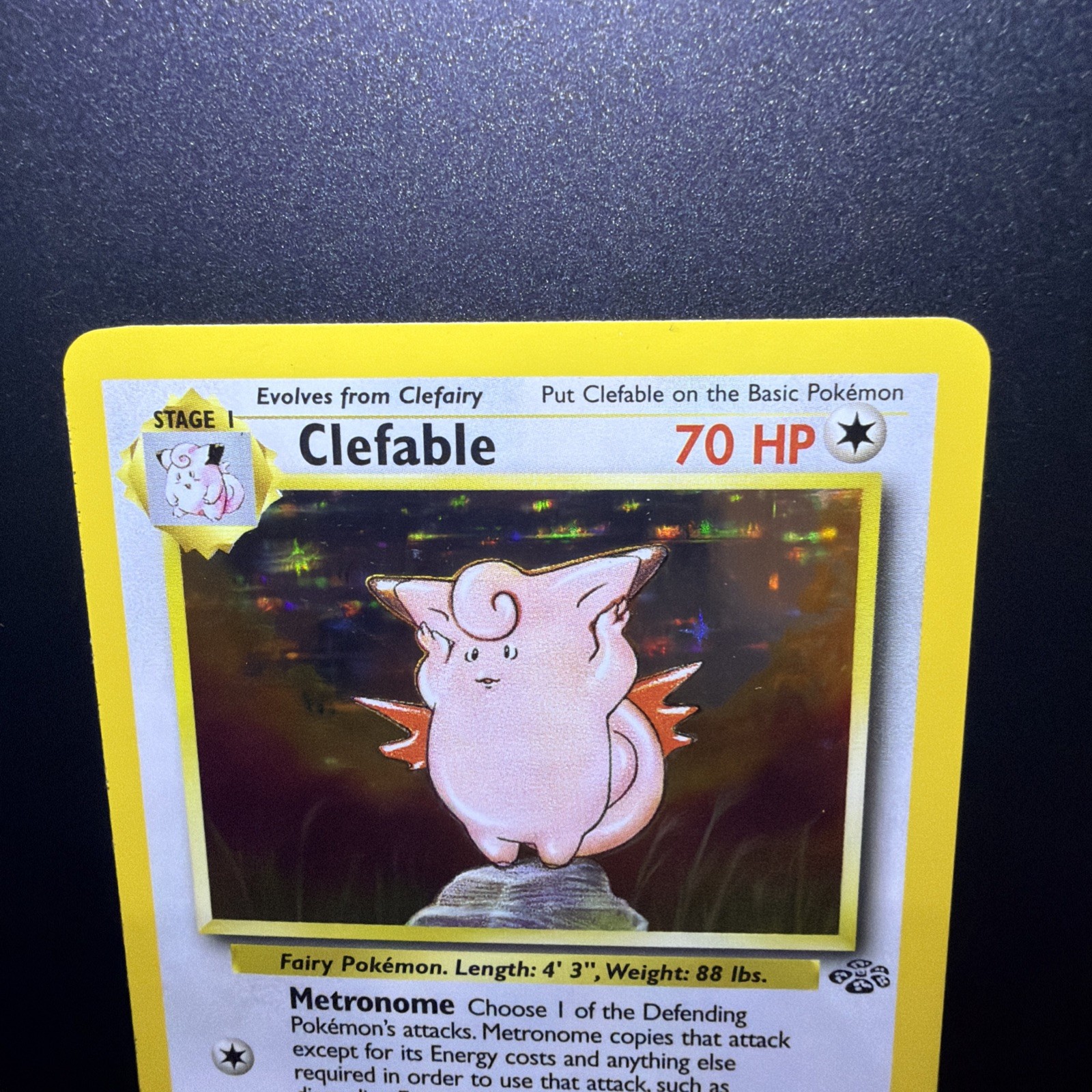 Clefable 01/64 Jungle Holo