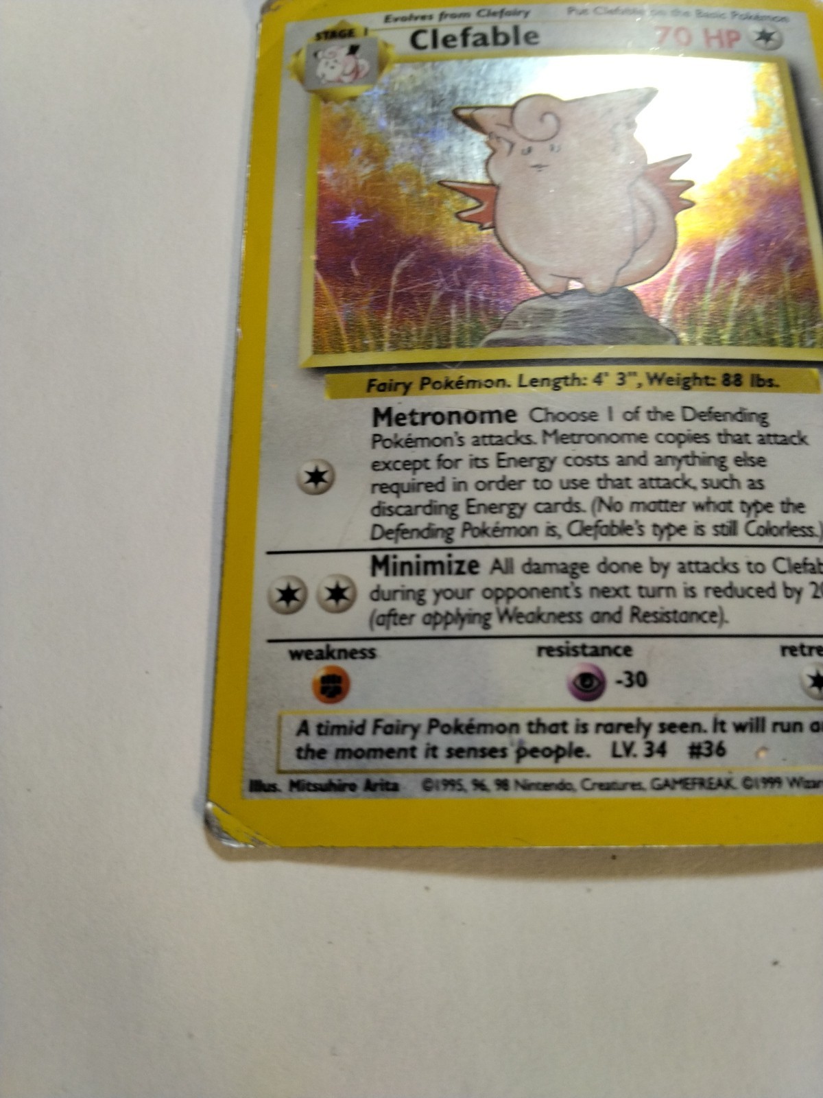 Clefable 01/64 Jungle Holo