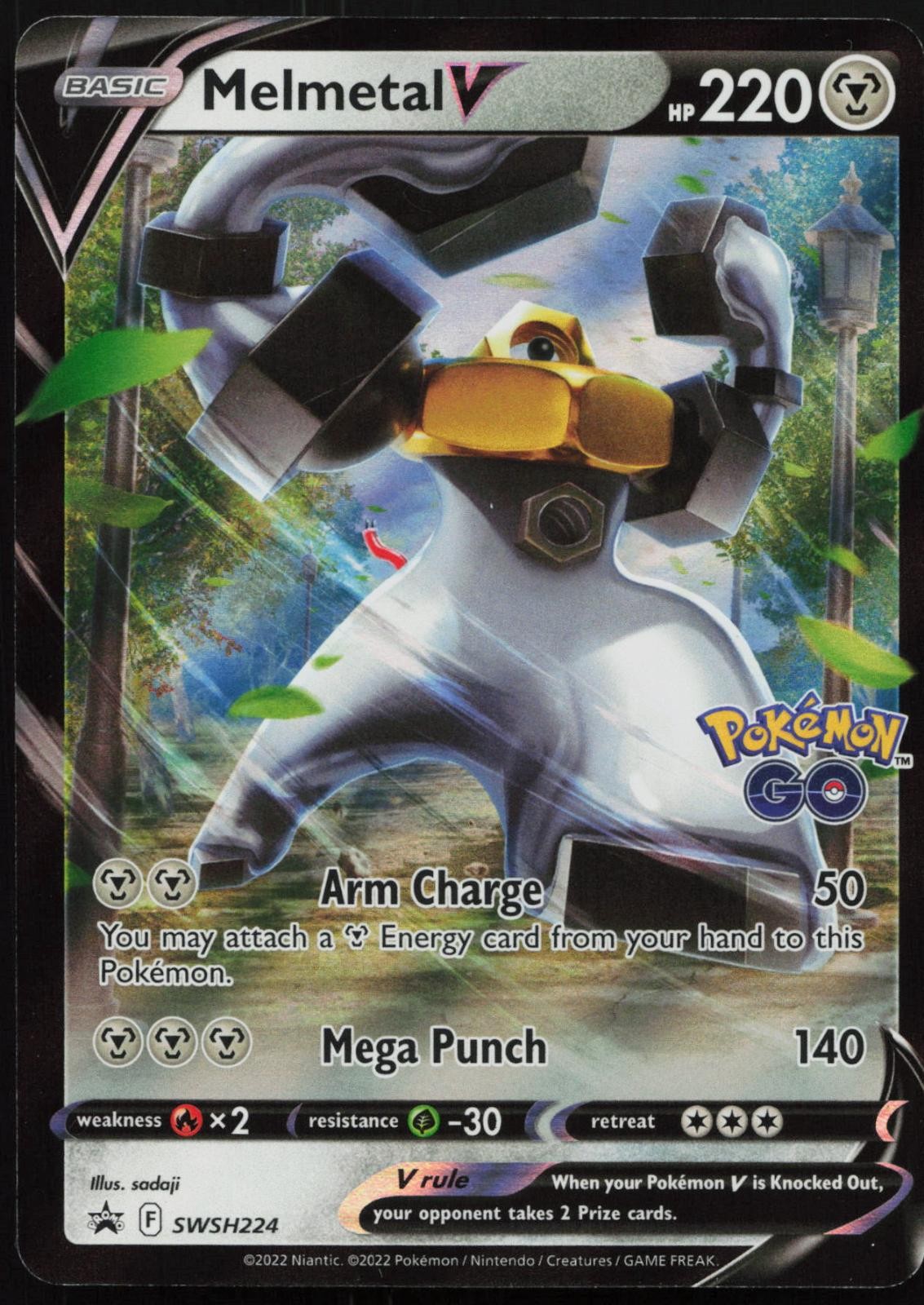 Melmetal V SWSH224 Holo Promo Sword & Shield Promo Pokemon NM