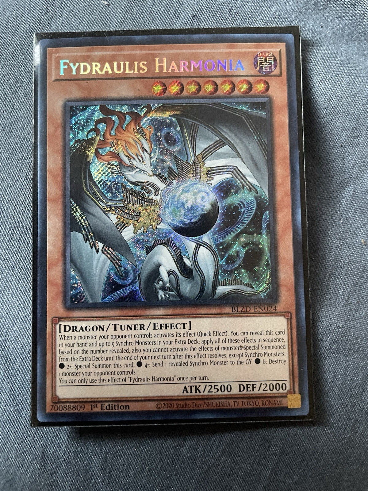 Fydraulis Harmonia BLZD-EN024 Blazing Dominion 1st Edition
