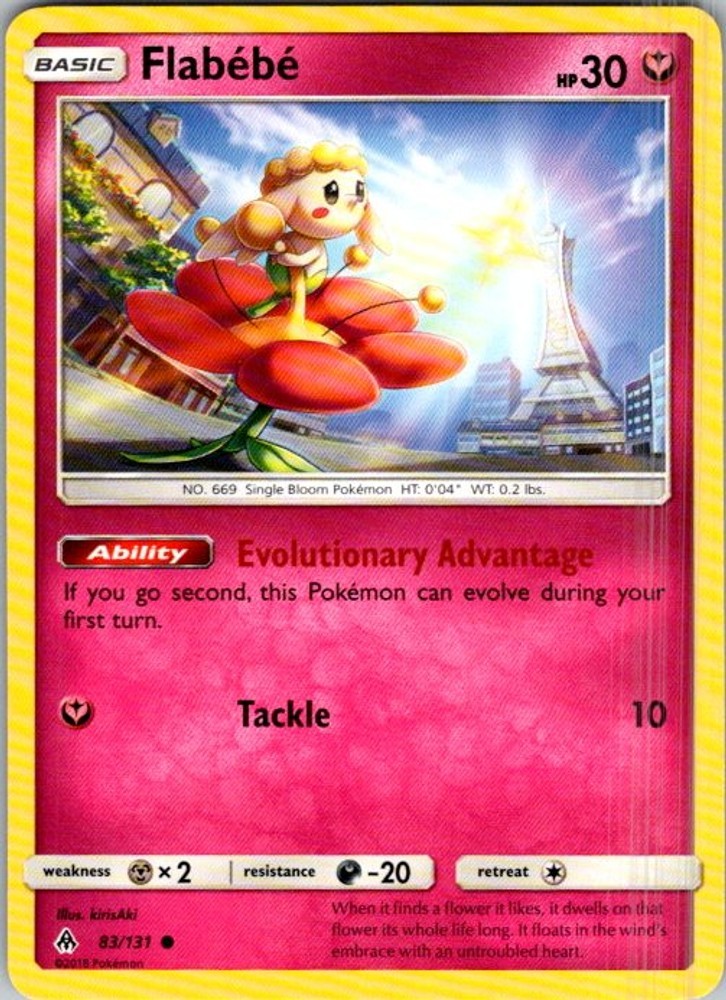 Pokemon SM – Forbidden Light Flabebe (83) 83/131 NM