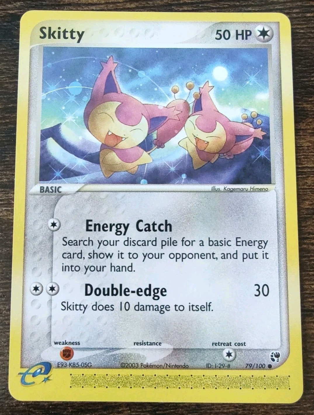Pokemon Skitty 79/100 EX Sandstorm Non Holo NM