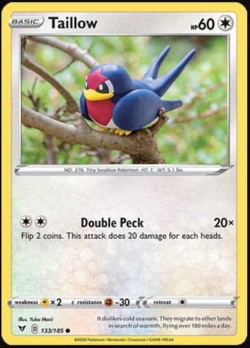 Taillow – 133/185 – Common – Lightly Played
