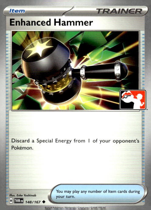 Enhanced Hammer 148/167 Uncommon Prize Pack Series Cards Pokemon Near Mint