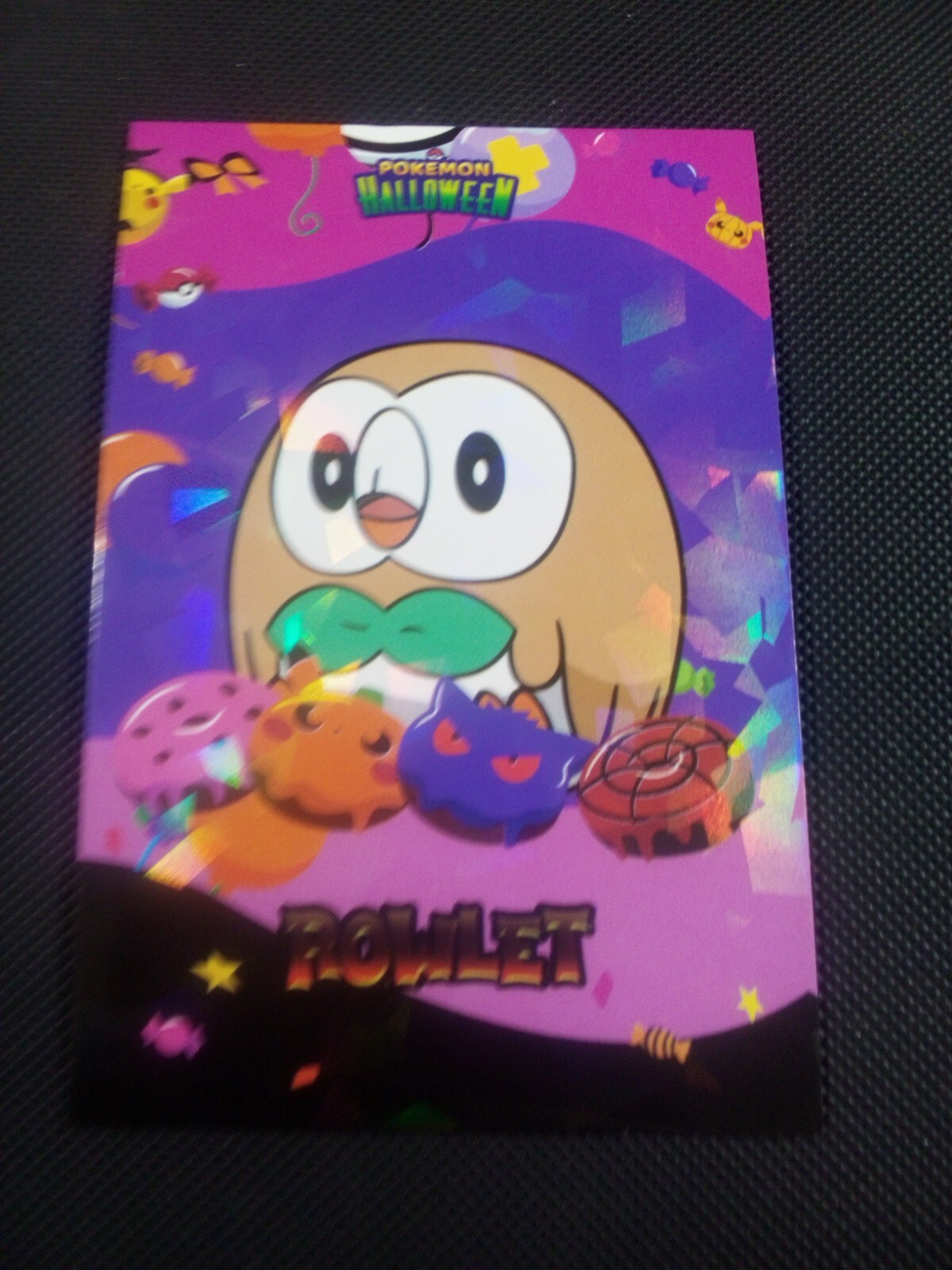 Pokemon 2024 Card Database Halloween Set Rowlet Cracked Ice Holo Peru US Seller